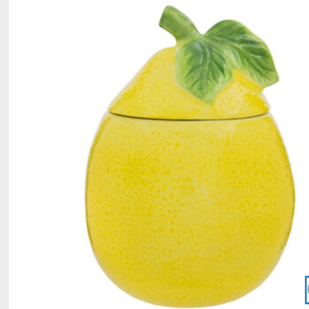 Lemon 🍋 Cookie Jar/Giant lemon 🍋 cookie jar. New